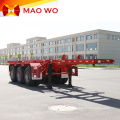 Popular 12m 3 Axles Skeletal Container Trailer